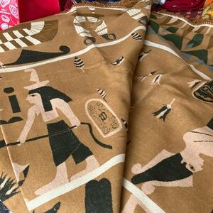 Egyptian Themed Tapestry Blanket